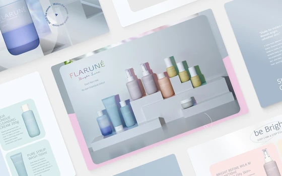 FLARUNÉ のプロモーションサイト